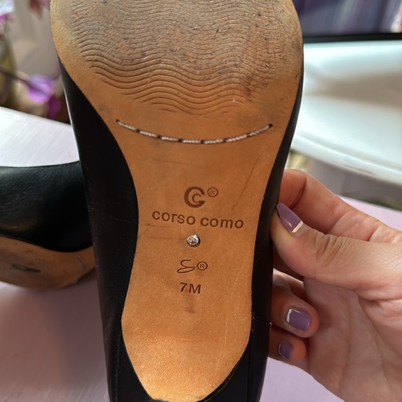 Corso Como - Black High Heel (3”), Size 7 - Picture 5 of 6